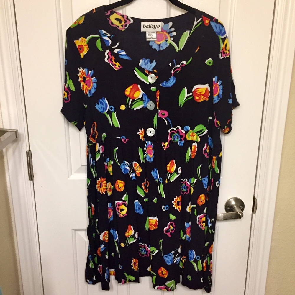 Vintage 90’s Bailey B Floral Dress